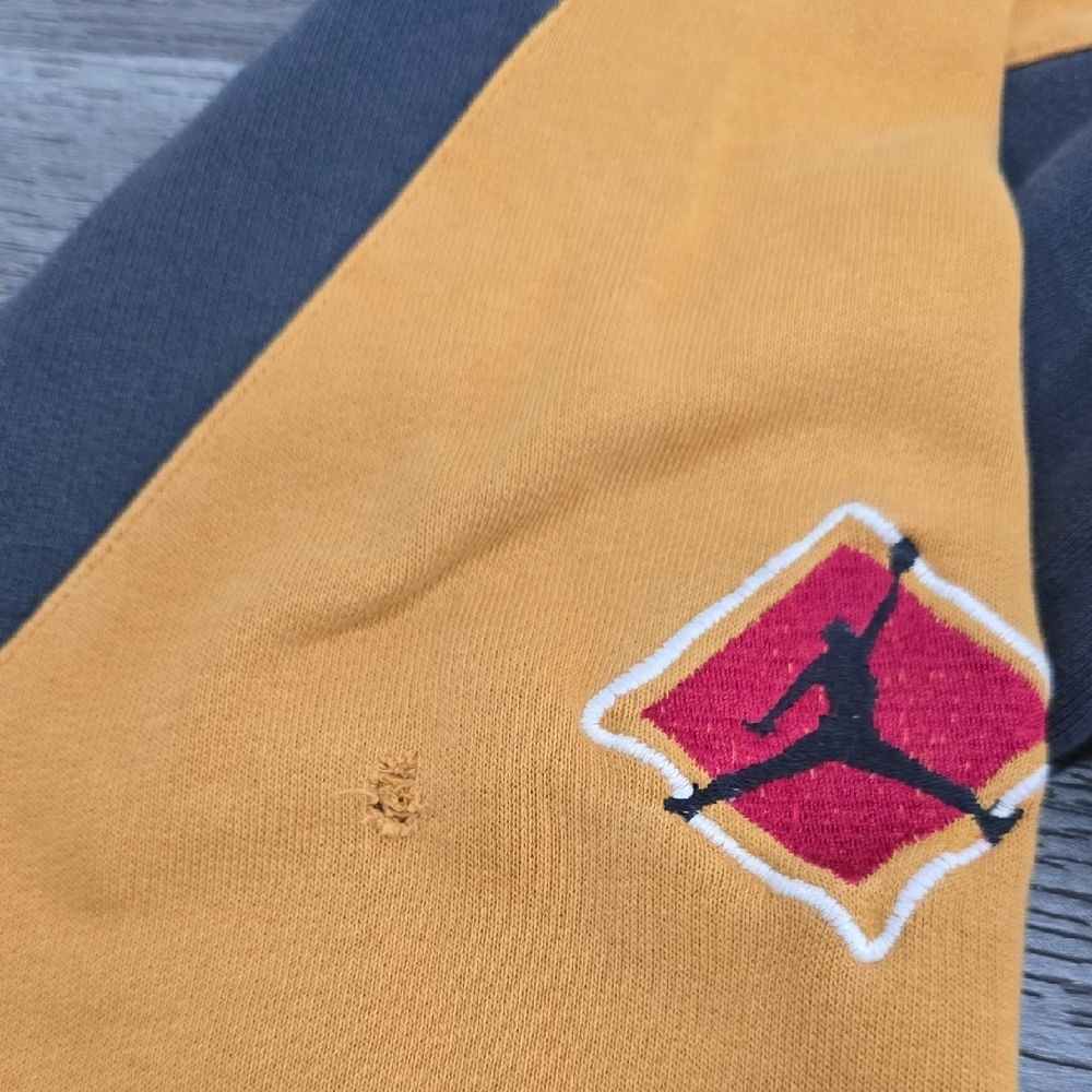 Vintage Nike Air Jordan VII 1992 All Over Print Sweatshirt L Jumpman 23 - Picture 12 of 17